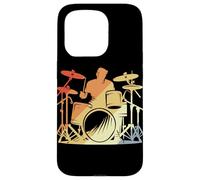 Tamborilero Estilo Retro Banda de Música para Niños Carcasa para iPhone 15 Pro