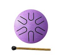 Tambors De Acero Para Niños, Tambor De Lluvia | Instrumento Musical De De Lengua De Acero De 6 Notas | De Lluvia De 3 Pulgadas Para Yoga, Meditación Zen, Educación Musical, Camping, Entre