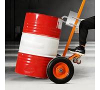 Tambour robuste avec pneus pneumatiques pour manutention industrielle