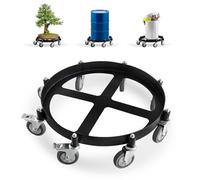 Tambour robuste de 150 litros de capacidad de 907 2 kg principal avec 8 roues design anti-basculement pour un transport sûr des tambours et des barils