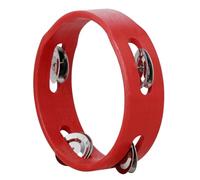 Tambourine Kids, 6 Inches Handheld Ring, 5.91x1.65 Inches Educational Wooden Instrument, Metal Jingles Sound for Children Aged 3+, Music Learning, Early Development