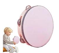 Tambourines for Adults, Professional Handheld Drum, 8 in Educational Percussion Instrument, 8-Inch Tambourine, Beginner-Friendly, Durable Material, Music Practice & Performance Use