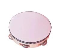 Tambourines for Adults, Professional Handheld Drum, 8 Inch Tambourine with Metal Jingles, Percussion Music Instrument for Beginners, Church, Party, Dance, Band Performance, 20cm