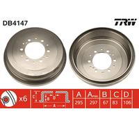 Tamburo freno TRW DB4147