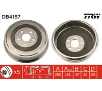 Tamburo freno TRW DB4157