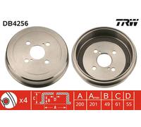 Tamburo freno TRW DB4256