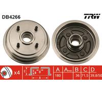 Tamburo freno TRW DB4266