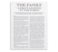 TAMDDBPJD Family Love Faith Wall-Art Modern Canvas Print for Living Room Bedroom Home(Unframed,12x18inch(30x45cm))