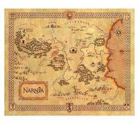 TAMDDBPJD Imaginary Realm Navigation Chart - Vintage Style Literary Wall Art for Home Library(Unframed,12x18inch(30x45cm))