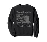 Tame Impala Deadbeat Negro Contorno Sudadera