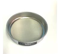 Tamices de laboratorio inoxidables， Tamiz de suelo, tamiz de muestreo de orificio redondo hortícola, tamiz de prueba de laboratorio, apertura R30cm, tapa y fondo galvanizados de 0.075-60mm, 1/PK(0.5mm