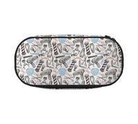 Tamiger Barber Supplies - Bolsa de almacenamiento para lápices, para estudiantes, niños, niñas, uso diario, práctico, Black, Talla única, Organizador de bolsas