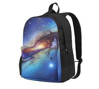 Tamiger Blue Galaxy Print - Bolsa unisex de gran capacidad, resistente al agua, ligera, para escapadas de fin de semana al aire libre