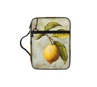 Tamiger Bolsa de almacenamiento de la Biblia con estampado de frutas de limón, organizador religioso, accesorio de regalo cristiano