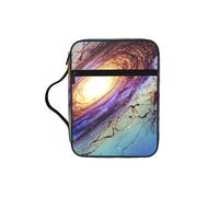 Tamiger Bolsa de almacenamiento de la Biblia con estampado de galaxia azul, organizador religioso, accesorio de regalo cristiano