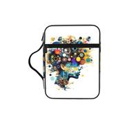 Tamiger Bolsa de almacenamiento de la Biblia con impresión de cerebro de inteligencia artificial, organizador religioso, accesorio de regalo cristiano