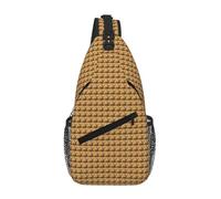 Tamiger Bolsa de pecho cruzada con estampado de ciervo salvaje, diagonal, ligera, elegante, para senderismo diario