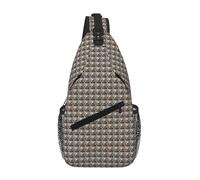 Tamiger Bolsa de pecho cruzada con estampado de roseta de conejo, diagonal, ligera, elegante para mochila diaria de senderismo