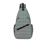 Tamiger Bolsa de viaje con estampado de paisaje de montaña, diagonal, ligera, elegante, para senderismo diario