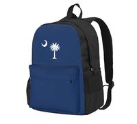 Tamiger Bolsa unisex con estampado de bandera de Carolina del Sur, resistente al agua, ligera, para escapadas de fin de semana al aire libre