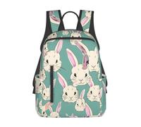 Tamiger Bunny Cute Print - Mochila ligera unisex resistente al agua, para viajes, casual, para viajes