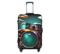 Tamiger Cool Drum Set - Funda universal para maleta de viaje, protector de equipaje, elástico, ligero, reutilizable, White, XL, Organizador de bolsas