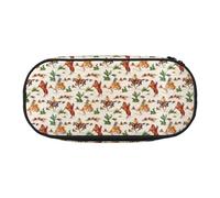 Tamiger Cowboy Ride Horse - Bolsa de almacenamiento para lápices, para escuela, estudiantes, niños, niñas, uso diario, práctico, Black, Talla única, Organizador de bolsas