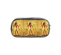 Tamiger Estuche transparente con impresión de la serie Tribe de Egipto Antiguo, estuche organizador de papelería, bolsa de viaje y suministros de oficina