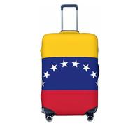 Tamiger Funda elástica universal para maleta, con estampado de bandera de Venezuela, protector de equipaje, accesorios de viaje elásticos, Black, XL, Equipaje de mano