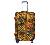 Tamiger Funda elástica universal para maleta, con estampado nativo americano, protector de equipaje, almacenamiento de accesorios de viaje, Black, S, Equipaje de mano