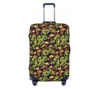 Tamiger Funda protectora universal para equipaje de viaje con estampado de plantas carnívoras, Black, L