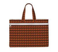 Tamiger Gears Clock - Bolsa de lona con estampado de bronce para documentos, oficina, compras, viajes, negocios, almacenamiento