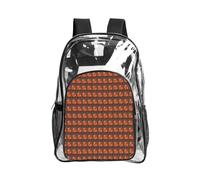 Tamiger Gears Clock - Mochila transparente con estampado de siglo de bronce, bolsa transparente para senderismo, gimnasio, campus, viajes, uso diario