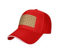 Tamiger Gorra de béisbol con estampado de ciervo salvaje para hombres y mujeres, transpirable, para festivales al aire libre, diario, deportes, correr, rosso, Talla única