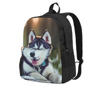 Tamiger Husky Dog Print - Bolsa unisex de gran capacidad, resistente al agua, ligera, para escapadas de fin de semana al aire libre