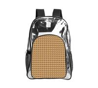 Tamiger Mochila transparente con estampado de ciervo salvaje para senderismo, gimnasio, campus o uso diario