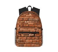 Tamiger Mochila unisex con estampado de pared de ladrillo antiguo, ligera, casual, cómoda, para el trabajo diario, viajes, senderismo, desplazamientos