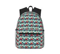 Tamiger Mochila unisex ligera y cómoda con estampado de paisajes de montaña, para el trabajo diario, viajes, senderismo, desplazamientos