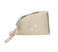 Tamiger Runner - Gorro de trabajo transpirable ajustable con estampado de calavera de toro para adultos, para enfermera, cocina, fitness, jardineros, color negro