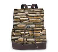 Tamiger Rustic Rocks - Mochila versátil para mujer, diseño de ladrillo, ideal para viajes, trabajo, fin de semana
