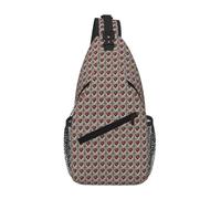 Tamiger Treble Love And Music Print - Bolso cruzado en el pecho diagonal, ligero y elegante, para senderismo diario