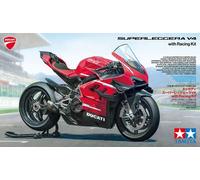 Tamiya 14143 1:12 Ducati Superleggera V4 con Kit de Carreras: réplica Fiel al Original, Manualidades, Kit de modelismo, Montaje, sin Pintar, Multicolor