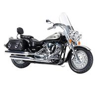 Tamiya Kit plástico 1:12 Yamaha XV1600 Roadstar Custom – réplica fiel, sin pintar, encolado