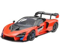 Tamiya Tamiya-TAM24355 Coche 1:24 McLaren Senna-réplica Fiel, plástico, Hobby, encolado, Kit de modelismo, Montaje, sin Pintar, Rojo, Color (24355)