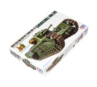 Tamiya- British Churchill VII BRITÁNICO, Multicolor, 1 Pack (TPK 35210)
