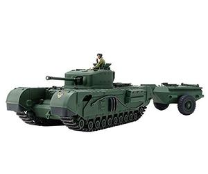TAMIYA 1:48 Brit.Pz. Churchill MK.VII Crocodile - Réplica Fiel al Original, modelismo, Kit de plástico, Hobby, Kit de modelismo, Montaje, sin Pintar