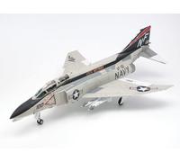 Tamiya-0 Fahrzeug 61121 1:48 F-4B Phantom II Mcdonnell Douglas-Réplica Fiel, plástico, Hobby, Kit de modelismo, Montaje, sin Pintar, Color unvarnished, Mittel