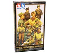 Tamiya 1/48 Segunda Guerra Mundial Infantería Americana reposapiés delantero ...
