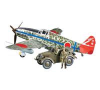 TAMIYA 25203 1:48 JPN Ki-61-Id Hien & Kurogane Model Kit, Plas (Importación USA)