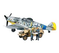 Tamiya 25204 1:48 DT. BF109 G-6 & Kübelwagen 82 - Model Kit,Ki (Importación USA)